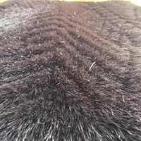 Nerz Fleece Stoff geprägt Plain Super Soft Cosy Fluffy für Mantel Decke Poly Fur