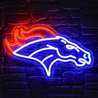 Vente en gros de lampes LED en plastique avec logo Infinity, impression numérique pour les Dallas Cowboys, décoration moderne 3D pour les fans de l'équipe, pour la maison, le bureau, le bar