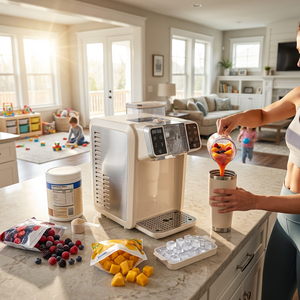 Máquina de Hielo Tipo Kakigori 2 en 1 SOHEF, Máquina para Hacer Hielo y Smoothies, Máquina Japonesa de Hielo Raspado con Función de Fabricación de Cubos - Product Image 1