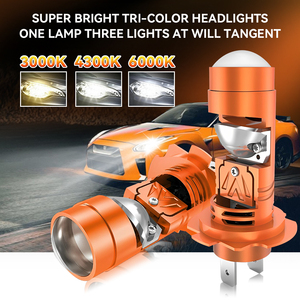หลอดไฟหน้า LED H4 200W 12V 6000K 80000 Lumens อุปกรณ์อเนกประสงค์กันน้ำ IP68สำหรับรถยนต์รถจักรยานยนต์รถบรรทุก - Product Image 4