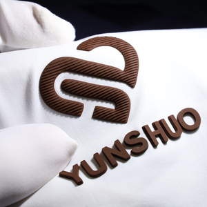 20 שנות ניסיון שם מותג מותאם אישית 3d סיליקון העברת חום לוגו לוגו pvc גומי עיצובים עבור חולצות t - Product Image 6