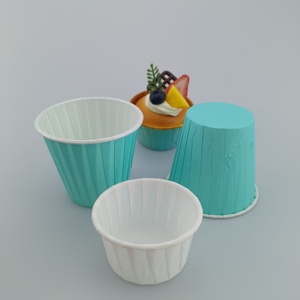 Venta al por mayor de fábrica: Forros para cupcakes y pan de la marca <span class=keywords><strong>KaIKe</strong></span>, de pulpa de madera de grado alimenticio, sin recubrimiento, resistentes al calor, a granel, engrosados y a prueba de grasa. - Product Image 5
