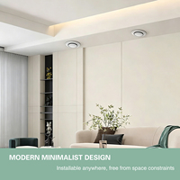 Diffuseur de ventilation de plafond pour unité de traitement d'air (UTA) de 125 mm pour systèmes CVC, idéal pour appartements, design moderne