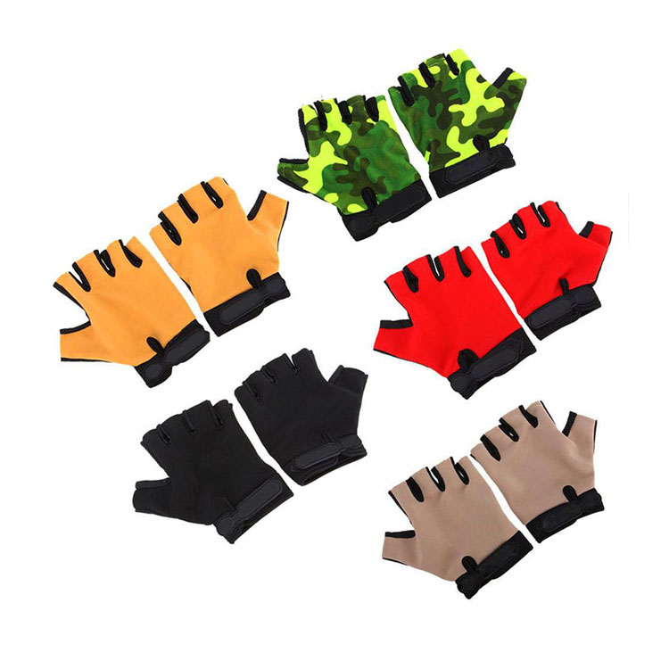 Multifunction anti-slip breathable outdoor sports half finger gloves