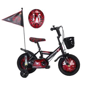 hebei manufacturer spiderman children's bike 12 inch super 8 year kids bicycle 16 inch sport bike for kids 5 years old boy