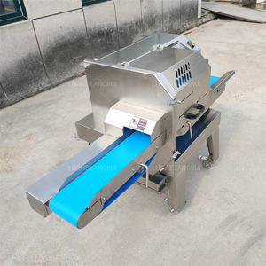 2024 comercial PEQUEÑA ESCALA pollo aves hervido cerdo jamón rebanador equipo <span class=keywords><strong>venta</strong></span> máquina <span class=keywords><strong>de</strong></span> carne con cinta transportadora - Product Image 5