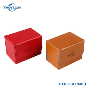 BOWEN-caja de cubierta de cuero PU Premium, tamaño grande para más de 100 tarjetas de manga, tarjetero sin PVC para TCG - Product Image 2