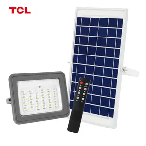 TCL 7W/10W/20W/30W/100W/200W IP65 Waterproof Radar Control Outdoor Waterproof Solar Flood Light Floodlight