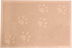 Tapis anti-perforation en PVC pour litière de chat avec empreintes de pattes, tapis confortable en plastique pour animaux de compagnie, tapis de nettoyage pour chat et chien - Product Image 6