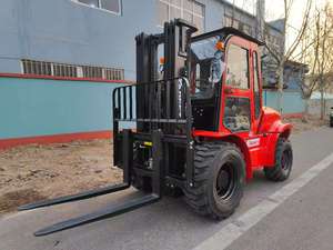 Yangft cpcd 40 סין 4טון 4 טון דיזל שטח קשה 4WD 4 x4 מלגזה עם יפני isuzu, מיצובישי יאנמאר דיזל - Product Image 4