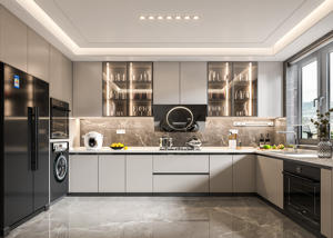 Vendita calda cassetto portaoggetti base armadio cucina stile moderno mobili da cucina modulari in legno cassetto ad angolo - Product Image 2