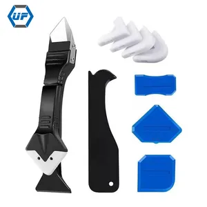 Siliconen Rubber Hoek Removal Mes Zuigmond Plaat Schoonheid Naaien Gereedschap Polijsten Pad Plastic Lijm Schraper 16 Delige Set