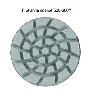 Disques de polissage diamantés humides de 100 mm, disques abrasifs <span class=keywords><strong>pour</strong></span> le ponçage du marbre, du béton, du terrazzo, des pierres, disques de meulage, outil de polissage de sol - Product Image 5