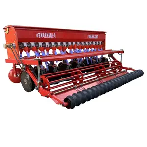 Máquina de siembra de fertilizante de semillas de trigo agrícola montada en Tractor, Alfalfa, Sorghum