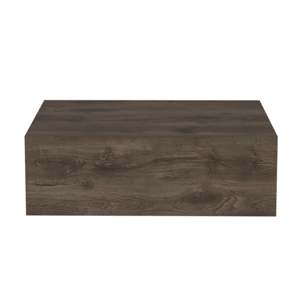 Milano Floating Nightstand Dark Brown Wall Mounted With <b>Drawer</b> Bedroom <b>Side</b> Table - Product Image 5