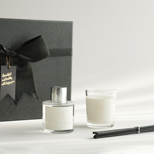 Factory Ready Flameless Fragrance Kit Elegant Diffuser Candle <b>Gift</b> <b>Box</b> Custom Print Logo Wedding Birthday Present - Product Image 4