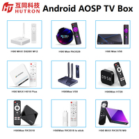 Boîtier TV Android H96 MAX M2 PLUS 4K RK3528 4 Go 128 Go Android 14 WiFi 6 BT5.4 AV pour centre de divertissement familial
