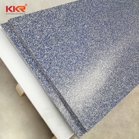 Pierres artificielles en gel, 100% Pure, Surface solide, disponibles en chauffage et en pliage pour comptoir/forme personnalisée
