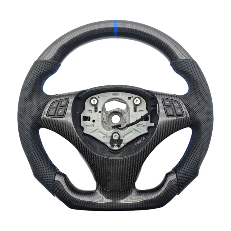 M Series คาร์บอน+หนัง+แถบบนสีน้ำเงิน+ตะเข็บสีน้ำเงิน