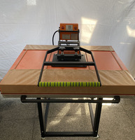 Nouvelle presse à chaud manuelle 80x100cm à bras articulé, grand format, pour vêtements et textiles