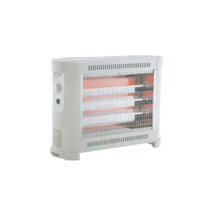 Popular living room bedroom warm hot sale 3 Heating Setting 2100W Tip-over Switch electric infrared quartz heater tube