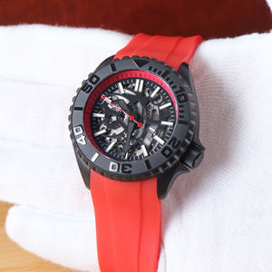 Montre Homme Automatique MINUTETIME SKX007 SKX009 NH70 Étanche avec Cadran Creux, Aiguilles Lumineuses et Mouvement Éclair, Rouge - Product Image 2