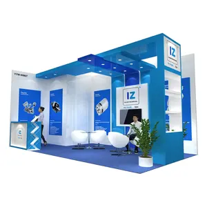 IZEXPO EASY ASSEMBLY 10x20ft modular expo booth design for trade show exhibition