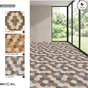 Azulejos Cerámicos Decorativos para Exteriores con Superficie Antideslizante para Baños y Centros Comerciales - Product Image 6