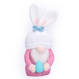 Juguetes de Peluche de Conejo y Gnomo de Pascua con Diseño de Zanahoria y Orejas - Decoración de Adornos de Pascua - Product Image 6