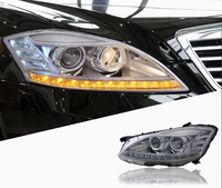 AURON Nouveau Phare à LED CSP 36W Super Lumineux 12V 6000K 6000 Lumens pour Mercedes Classe S W221 2006-2009 Rétrofit/Amélioration