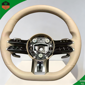 Volants de voiture sport en cuir marron W204 W205 <span class=keywords><strong>AMG</strong></span> CLA, <span class=keywords><strong>prix</strong></span> du <span class=keywords><strong>volant</strong></span> pour <span class=keywords><strong>Mercedes</strong></span> Benz - Product Image 4
