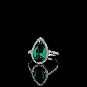 <b>Indian</b> Manufactured Beautiful Bridal Moissanite Diamond <b>Ring</b> For Women Wedding Jewelry And Fashion Use Available At Export Price - Product Image 1