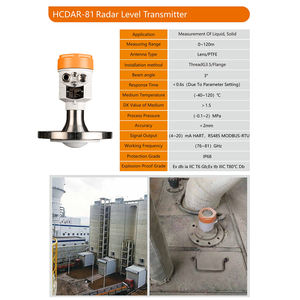 एचसीक 80 ग्राम रडार स्तर ट्रांसमीटर स्तर सेंसर छोटे डीजल तेल ईंधन जलाने वाले इनक्यूबेटर रडार स्तर गेज - Product Image 2