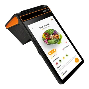 Trường hợp Silicone xách tay Android 12 máy astand cho POS Hệ thống thiết bị đầu cuối kỹ thuật số thương mại điện tử POS máy Android 12 cầm Tay POS