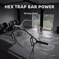 Barre hexagonale en acier durable de haute qualité pour squats et tractions unisexes, usage universel