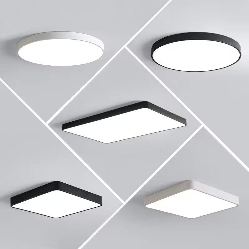 IP45 3000k 4000k 6500k Modern ultra Thin Led Ceiling Panel Light Ceiling Decorative Recessed Indoor Lighting Lamp for Home