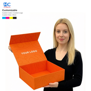 Luxury Small Cloth Gift Box Magnetic Folding <b>Paper</b> Packaging Box for Sports Gloves Caps Rigid Cardboard Product <b>Packing</b> - Product Image 1