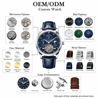 Montre à quartz pour homme avec logo personnalisé, fabricant OEM, boîte de montre de luxe personnalisée ODM, montres à quartz pour homme personnalisées