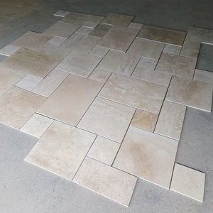 Versailles Pattern <strong>Travertine</strong> Antique French Interior Wall Cladding Exterior <strong>Travertine</strong> Marble Stair Step Outdoor Floor Tiles - Product Image 2