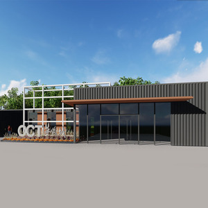 Casa Contenedor Modificada de Diseño Industrial Rectangular, Casa Contenedor Habitable con Grosor Estándar - Product Image 1