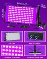 Projecteur LED UV 50W 220V, Lampe Noire Ultraviolette Haute Puissance pour Scène, Fête, DJ, Club, Effet Lumineux – Vente en Gros