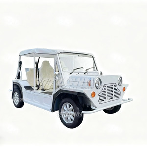 Voiture électrique vintage au design européen classique, durable, pour le transport touristique dans les zones panoramiques - Product Image 5