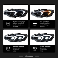 Feux avant AKD pour BMW F30 F35 2013-2019, style dernier cri, feux de jour LED, double projecteur, accessoires de voiture modifiés
