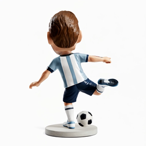 अनुकूलित थोक विश्व प्रसिद्ध फुटबॉल खिलाड़ी बोबलसिर राल शिल्प गहने फुटबॉल स्टार स्मृति चिन्ह सजावट - Product Image 2