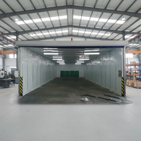 Cabine de peinture et de sablage pliable, personnalisable et rétractable, avec CE, à taux de réachat élevé