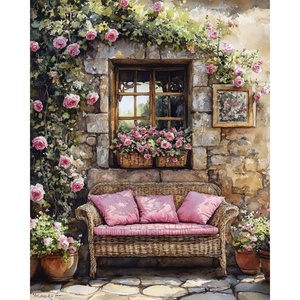 Chenistory <span class=keywords><strong>diamante</strong></span> pintura tracería pared <span class=keywords><strong>punto</strong></span> <span class=keywords><strong>de</strong></span> cruz Kits paisaje imagen <span class=keywords><strong>de</strong></span> diamantes <span class=keywords><strong>de</strong></span> imitación - Product Image 1