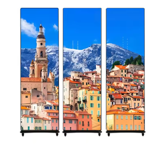 Pantalla LED de Señalización Digital de 80 Pulgadas con Ruedas, P1.25 GOB, Pantalla Publicitaria para Interiores - Product Image 1