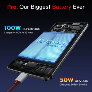 Smartphone intelligent pour OnePlus 13, version AI, Snapdragon 8, batterie 6000 mAh, charge sans fil 50W AIRVOOC, NFC - Product Image 3