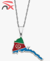 Produits les plus vendus : Ensemble de football d'extérieur avec drapeau érythréen, maillot, bandana, casquette, sac et collier pour événements sportifs