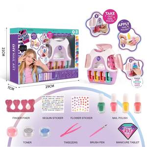 MILI New Kids DIY Beauty Set Toy Nail Design Set Nail Art Salon Toy con secador <span class=keywords><strong>de</strong></span> <span class=keywords><strong>uñas</strong></span> - Product Image 4
